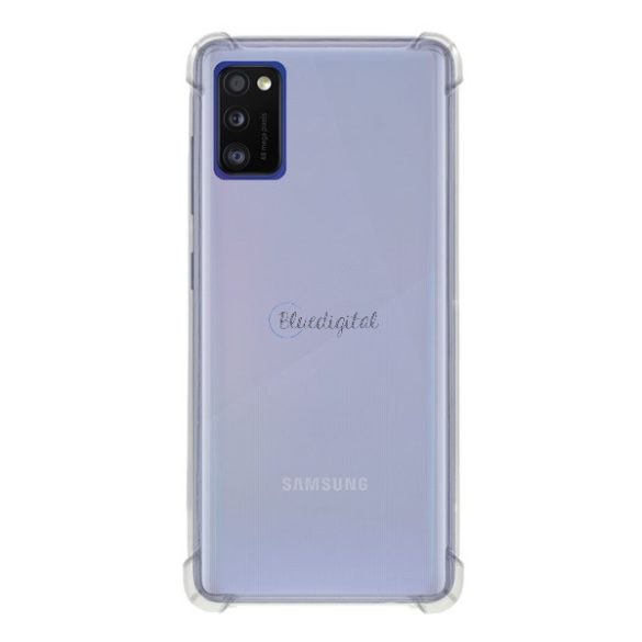 ROAR JELLY ARMOR műanyag telefonvédő (szilikon keret, közepesen ütésálló, légpárnás sarok) ÁTLÁTSZÓ Samsung Galaxy A41 (SM-A415F)
