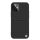 NILLKIN TEXTURED műanyag telefonvédő (érdes felület, közepesen ütésálló, szilikon keret, 3D minta) FEKETE Apple iPhone 12 mini