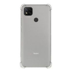   Szilikon telefonvédő (közepesen ütésálló, légpárnás sarok) ÁTLÁTSZÓ Xiaomi Redmi 9C, Xiaomi Redmi 10A