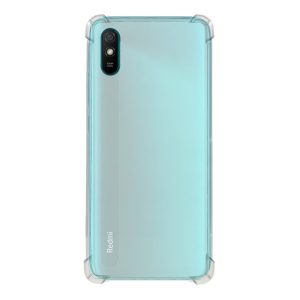 Szilikon telefonvédő (közepesen ütésálló, légpárnás sarok) ÁTLÁTSZÓ Xiaomi Redmi 9A (Redmi 9 AT)