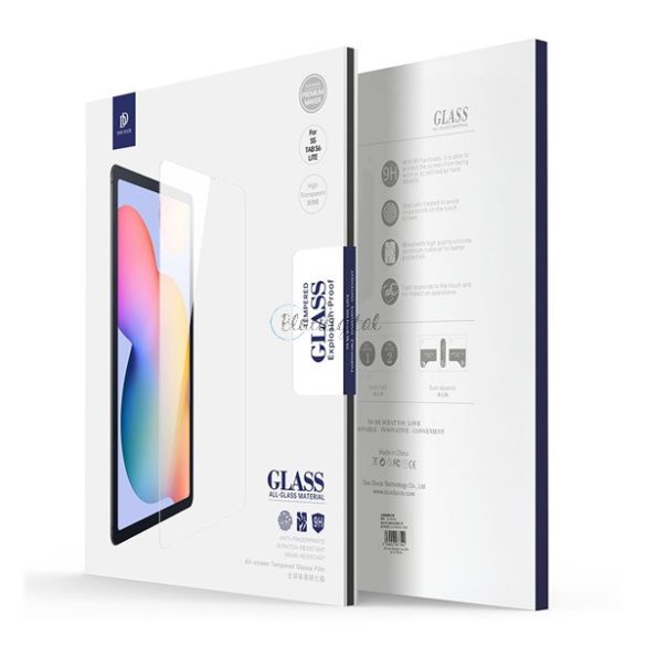 DUX DUCIS képernyővédő üveg (3D full cover, extra karcálló, 0.3mm, 9H) ÁTLÁTSZÓ Samsung Galaxy Tab S6 Lite 10.4 WIFI (SM-P610) 2020, Samsung Galaxy Tab S6 Lite 10.4 LTE (SM-P615) 2020, Samsu