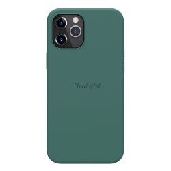   NILLKIN FLEX PURE szilikon telefonvédő (ultravékony, környezetbarát, mikrofiber plüss belső, matt) SÖTÉTZÖLD Apple iPhone 12 Pro Max