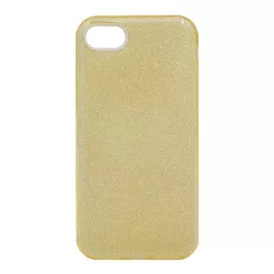   Szilikon telefonvédő (műanyag belső, csillogó hátlap) ARANY Apple iPhone 8 4.7, Apple iPhone 7 4.7, Apple iPhone SE 2 (2020), Apple iPhone SE 3 (2022)