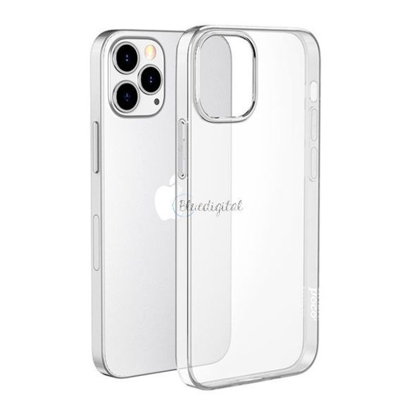 HOCO THIN műanyag telefonvédő (0.45mm, ultravékony) ÁTLÁTSZÓ Apple iPhone 12 Pro Max
