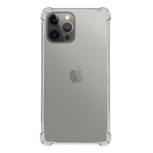 Szilikon telefonvédő (közepesen ütésálló, légpárnás sarok) ÁTLÁTSZÓ Apple iPhone 12 Pro Max