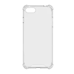  Szilikon telefonvédő (közepesen ütésálló, műanyag hátlap, légpárnás sarok) ÁTLÁTSZÓ Apple iPhone 7 4.7, Apple iPhone 8 4.7, Apple iPhone SE 2 (2020), Apple iPhone SE 3 (2022)
