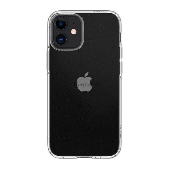 SPIGEN LIQUID CRYSTAL szilikon telefonvédő (közepesen ütésálló, légpárnás sarok) ÁTLÁTSZÓ Apple iPhone 12 mini
