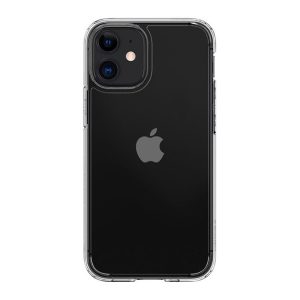 SPIGEN ULTRA HYBRID műanyag telefonvédő (közepesen ütésálló, szilikon légpárnás keret) ÁTLÁTSZÓ Apple iPhone 12 mini