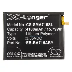   CAMERON SINO Li-Polymer akku (3.85V/4100mAh, Samsung EB-BA715ABY kompatibilis) FEKETE Samsung Galaxy A71 5G (SM-A716F), Galaxy A71 (SM-A715F)