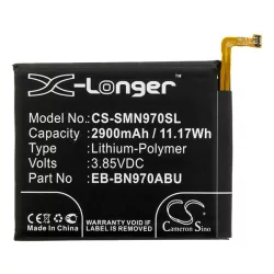   CAMERON SINO Li-Polymer akku (3.85V/2900mAh, Samsung EB-BN970ABU kompatibilis) FEKETE Samsung Galaxy Note 10 (SM-N970F)