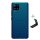 NILLKIN SUPER FROSTED műanyag telefonvédő (gumírozott, érdes felület + asztali tartó) SÖTÉTKÉK Samsung Galaxy A42 5G (SM-A425F)
