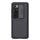 NILLKIN CAMSHIELD PRO műanyag telefonvédő (szilikon keret, közepesen ütésálló, kamera védelem, csíkos minta) FEKETE Xiaomi Mi 10 Ultra