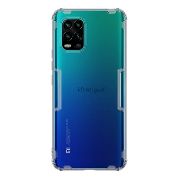 NILLKIN NATURE szilikon telefonvédő (közepesen ütésálló, légpárnás sarok, 0.6 mm, ultravékony) SZÜRKE Xiaomi Mi 10 Lite 5G