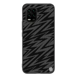   NILLKIN TWINKLE szilikon telefonvédő (közepesen ütésálló, műanyag hátlap, környezetbarát, csillogó) FEKETE Xiaomi Mi 10 Lite 5G