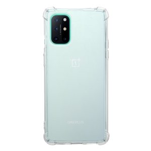Szilikon telefonvédő (ütésállóság, légpárnás sarok) ÁTLÁTSZÓ OnePlus 8T