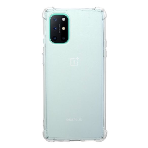 Szilikon telefonvédő (ütésállóság, légpárnás sarok) ÁTLÁTSZÓ OnePlus 8T