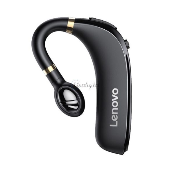LENOVO HX106 bluetooth fülhallgató MONO (v5.0, mikrofon, cseppálló, zajszűrő, forgatható bal és jobb fülre is) FEKETE