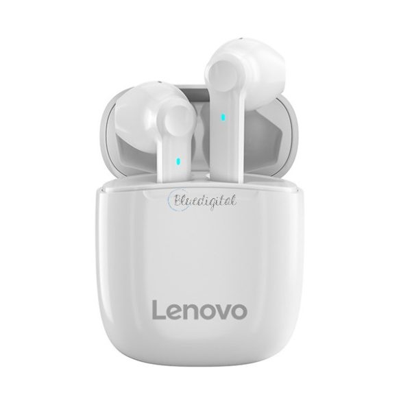 LENOVO XT89 bluetooth fülhallgató SZTEREO (v5.0, TWS, mikrofon, zajszűrő + töltőtok) FEHÉR
