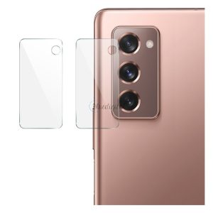 IMAK kameravédő üveg 2db (lekerekített szél, karcálló, 0.2 mm, 9H) ÁTLÁTSZÓ Samsung Galaxy Z Fold2 5G (SM-F916)