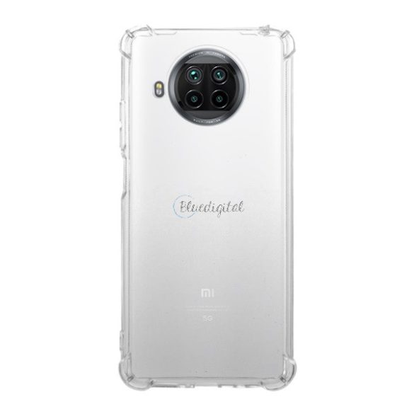 Szilikon telefonvédő (közepesen ütésálló, légpárnás sarok) ÁTLÁTSZÓ Xiaomi Mi 10T Lite 5G