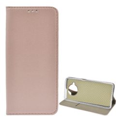   Tok álló, bőr hatású (FLIP, oldalra nyíló, asztali tartó funkció) ROZÉARANY Xiaomi Mi 10T Lite 5G