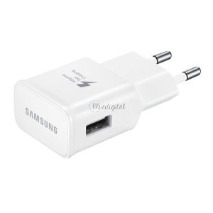 SAMSUNG hálózati töltő USB aljzat (15W, gyorstöltő) FEHÉR