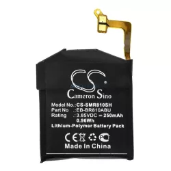   CAMERON SINO Li-Polymer akku (3.85V/250mAh, Samsung EB-BR170ABU kompatibilis) FEKETE Samsung Galaxy Watch 42mm (SM-R810N)