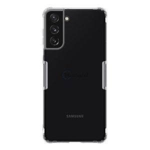 NILLKIN NATURE szilikon telefonvédő (közepesen ütésálló, légpárnás sarok, 0.6 mm, ultravékony) ÁTLÁTSZÓ Samsung Galaxy S21 Plus (SM-G996) 5G