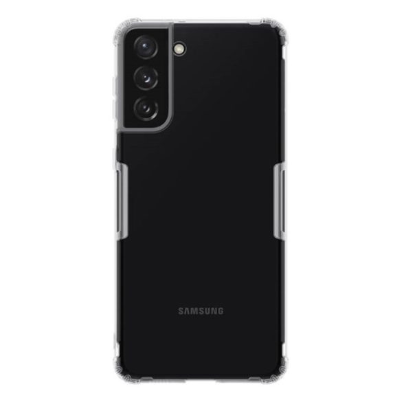 NILLKIN NATURE szilikon telefonvédő (közepesen ütésálló, légpárnás sarok, 0.6 mm, ultravékony) ÁTLÁTSZÓ Samsung Galaxy S21 Plus (SM-G996) 5G