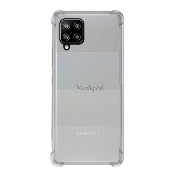 ROAR JELLY ARMOR műanyag telefonvédő (szilikon keret, közepesen ütésálló, légpárnás sarok) ÁTLÁTSZÓ Samsung Galaxy A42 5G (SM-A425F)