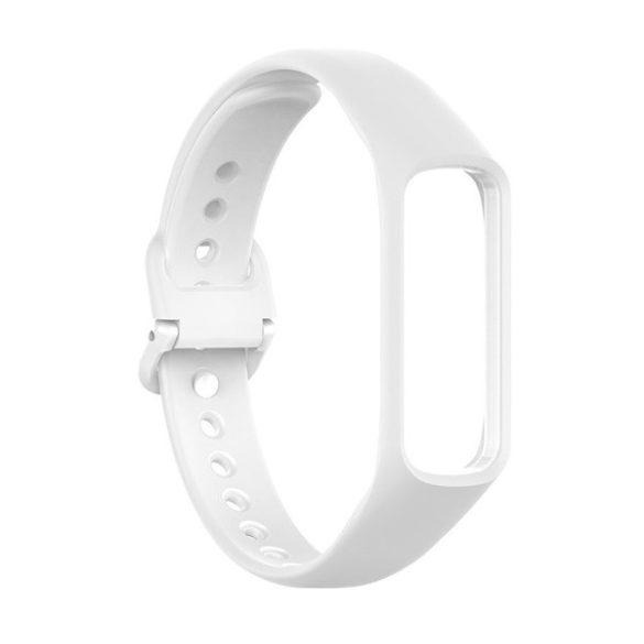 Pótszíj (egyedi méret, szilikon) FEHÉR Samsung Galaxy Fit 2 (SM-R220)