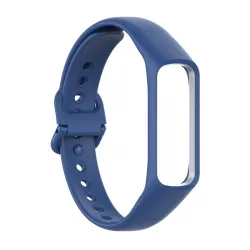   Pótszíj (egyedi méret, szilikon) SÖTÉTKÉK Samsung Galaxy Fit 2 (SM-R220)