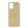 Szilikon telefonvédő (műanyag belső, csillogó hátlap) ARANY Samsung Galaxy A02s (SM-A025F)