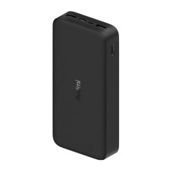   XIAOMI Mi PowerBank Dual vésztöltő 2 USB+Type-C+microUSB aljzat (20000mAh, 18W, gyorstöltő) FEKETE