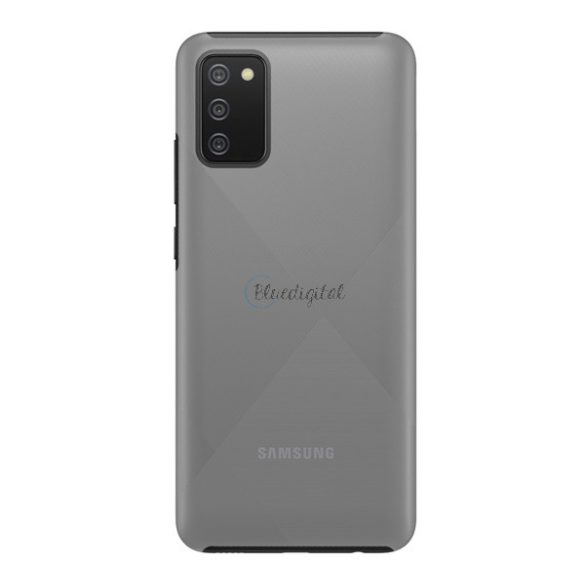 Műanyag telefonvédő (gumírozott) ÁTLÁTSZÓ Samsung Galaxy A02s (SM-A025F)