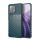 Szilikon telefonvédő (közepesen ütésálló, csíkos, dombor minta) SÖTÉTZÖLD Xiaomi Mi 11 5G
