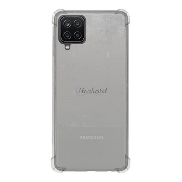 Szilikon telefonvédő (közepesen ütésálló, légpárnás sarok) ÁTLÁTSZÓ Samsung Galaxy A12 (SM-A125F / SM-A127F)