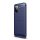 Szilikon telefonvédő (közepesen ütésálló, légpárnás sarok, szálcsiszolt, karbon minta) SÖTÉTKÉK Samsung Galaxy A02s (SM-A025F)