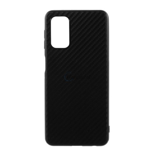 Szilikon telefonvédő (karbon minta) FEKETE Samsung Galaxy A32 5G (SM-A326)