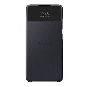 SAMSUNG tok álló (aktív FLIP, oldalra nyíló, hívószámkijelzés, Smart View Cover) FEKETE Samsung Galaxy A32 4G (SM-A325)