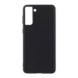   Szilikon telefonvédő (matt) FEKETE Samsung Galaxy S21 (SM-G991) 5G