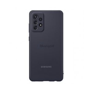 SAMSUNG szilikon telefonvédő (matt, kamera védelem) FEKETE Samsung Galaxy A72 4G (SM-A725F), Samsung Galaxy A72 5G (SM-A726F)