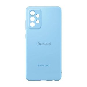 SAMSUNG szilikon telefonvédő (matt, kamera védelem) VILÁGOSKÉK Samsung Galaxy A72 4G (SM-A725F), Samsung Galaxy A72 5G (SM-A726F)
