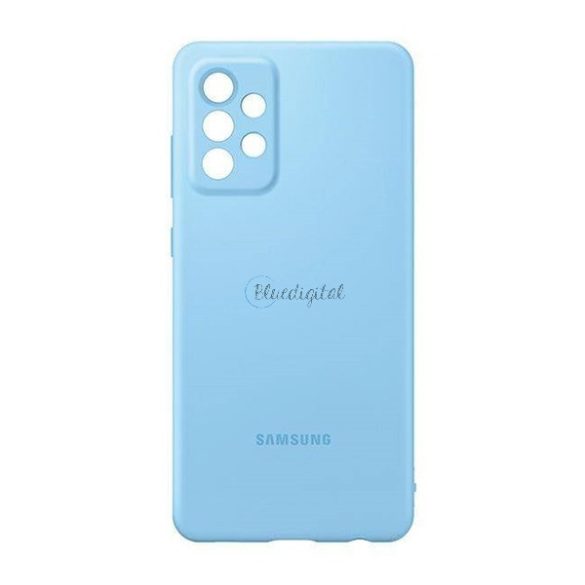 SAMSUNG szilikon telefonvédő (matt, kamera védelem) VILÁGOSKÉK Samsung Galaxy A72 4G (SM-A725F), Samsung Galaxy A72 5G (SM-A726F)