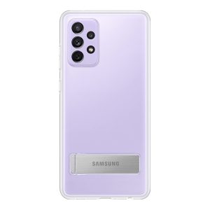 SAMSUNG műanyag telefonvédő (dupla rétegű, gumírozott, asztali tartó funkció) ÁTLÁTSZÓ Samsung Galaxy A72 4G (SM-A725F), Samsung Galaxy A72 5G (SM-A726F)