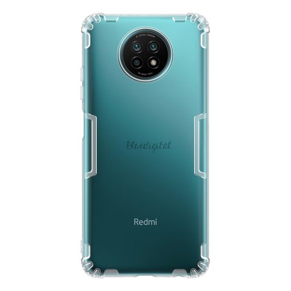 NILLKIN NATURE szilikon telefonvédő (közepesen ütésálló, légpárnás sarok, 0.6 mm, ultravékony) ÁTLÁTSZÓ Xiaomi Redmi Note 9 5G