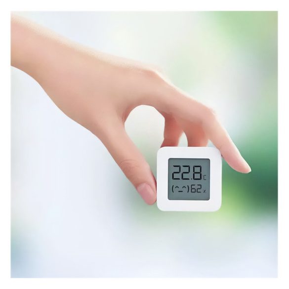 XIAOMI MI Temperature and Humidity Monitor 2 okos hőmérő és páratartalom érzékelő (Bluetooth) FEHÉR