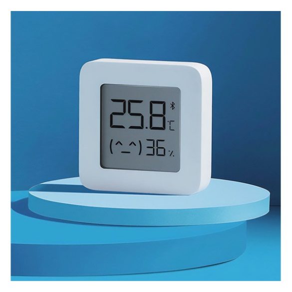 XIAOMI MI Temperature and Humidity Monitor 2 okos hőmérő és páratartalom érzékelő (Bluetooth) FEHÉR