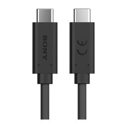   SONY adatkábel (Type-C - Type-C, 100W, gyorstöltő, 100cm) FEKETE