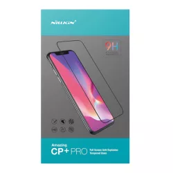   NILLKIN CP+ PRO képernyővédő üveg (2.5D kerekített szél, íves, full glue, karcálló, UV szűrés, 0.33mm, 9H) FEKETE Samsung Galaxy A72 5G (SM-A726F), Samsung Galaxy A72 4G (SM-A725F)